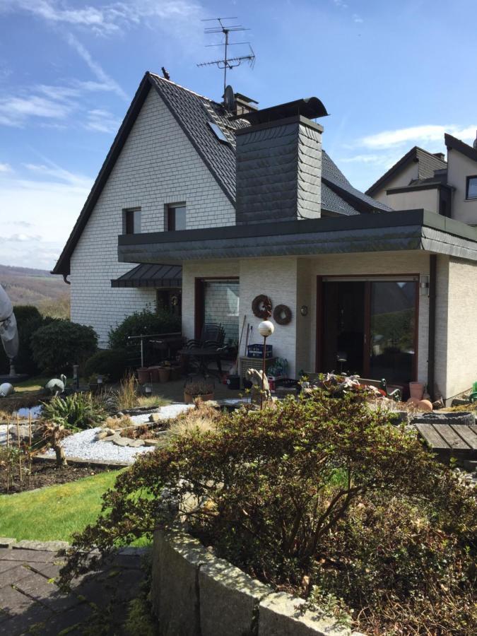 Ferienwohnung am Waldrand mit Dachterrasse Wetter  Exterior foto